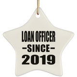 Loan Officer Since 2019 - Star Ornament