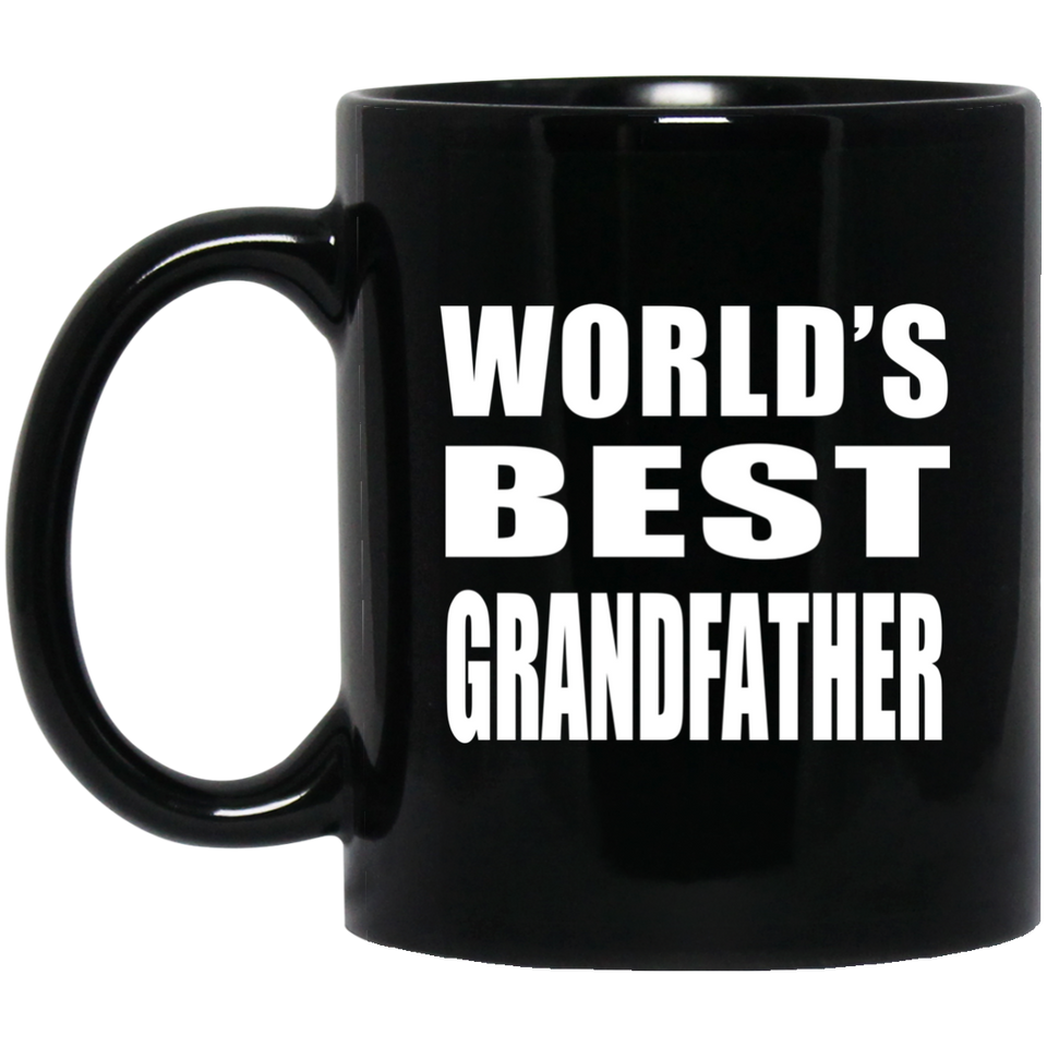 World's Best Grandfather - 11 Oz Coffee Mug Black