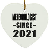 Meteorologist Since 2021 - Heart Ornament