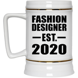 Fashion Designer Established EST. 2020 - Beer Stein