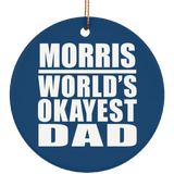 Morris World's Okayest Dad - Circle Ornament