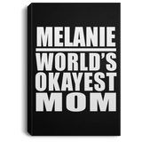 Melanie World's Okayest Mom - Canvas Portrait