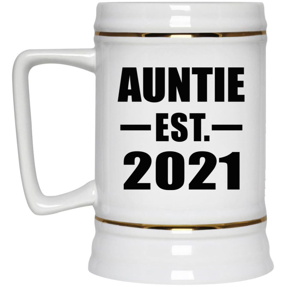 Auntie Established EST. 2021 - Beer Stein