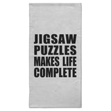 Jigsaw Puzzles Makes Life Complete - Hand Towel