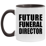 Future Funeral Director - 11oz Accent Mug Black