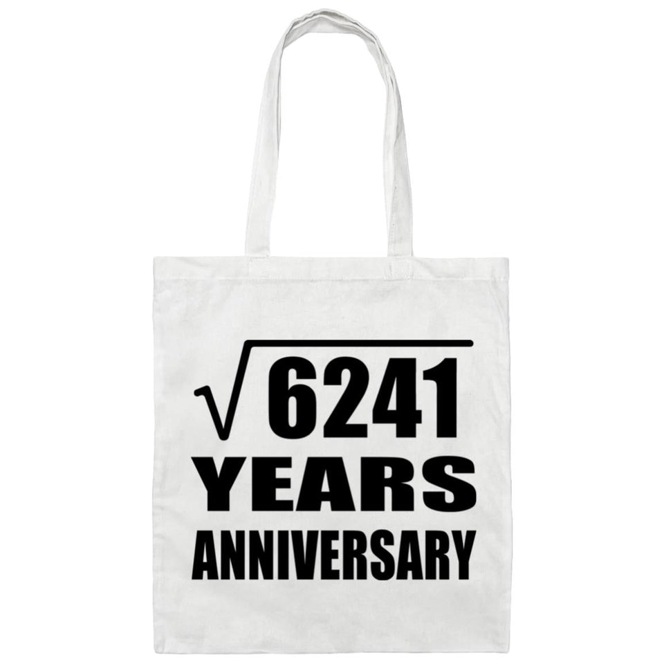 79th Anniversary Square Root of 6241 Years Anniversary - Tote Bag White