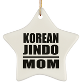 Korean Jindo Mom - Star Ornament