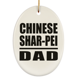Chinese Shar-Pei Dad - Oval Ornament
