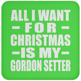 All I Want For Christmas Is My Gordon Setter - Coaster