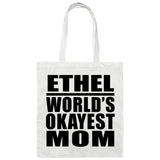 Ethel World's Okayest Mom - Tote Bag White