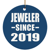 Jeweler Since 2019 - Circle Ornament