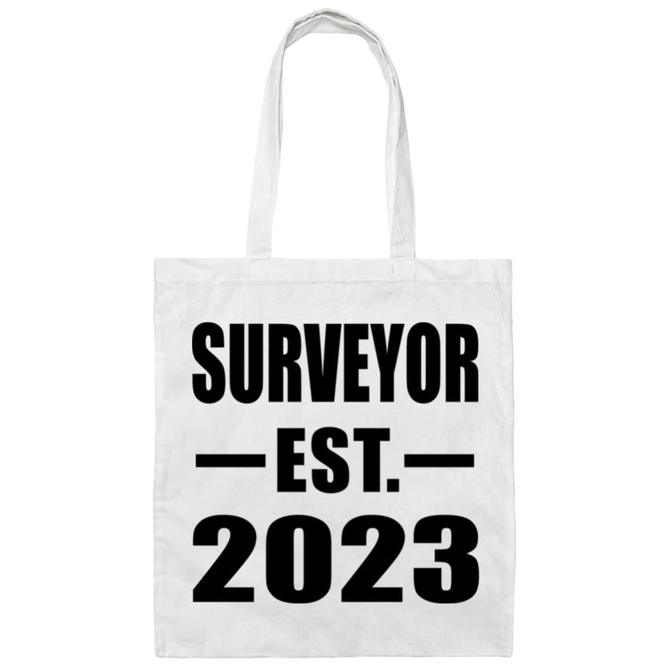 Surveyor Established EST. 2023 - Tote Bag White