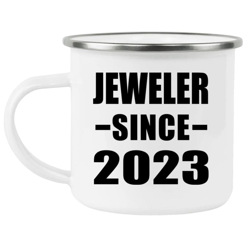 Jeweler Since 2023 - 12oz Camping Mug