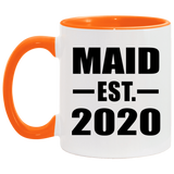 Maid Established EST. 2020 - 11oz Accent Mug Orange