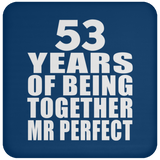 53rd Anniversary 53 Years Of Being Mr Perfect - Drink Coaster