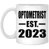 Optometrist Established EST. 2023 - 11oz Coffee Mug