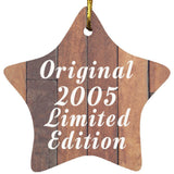 19th Birthday Original 2005 Limited Edition - Star Ornament E