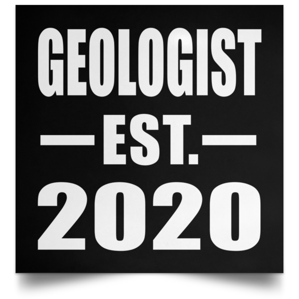 Geologist Established EST. 2020 - Poster Square