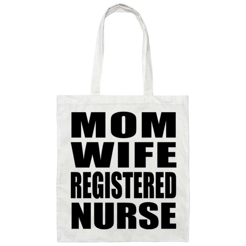 Mom Wife Registered Nurse - Tote Bag White