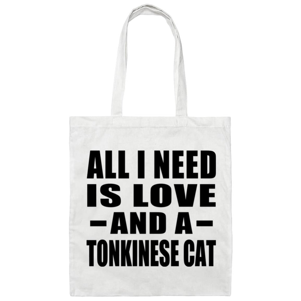 All I Need Is Love And A Tonkinese Cat - Tote Bag White