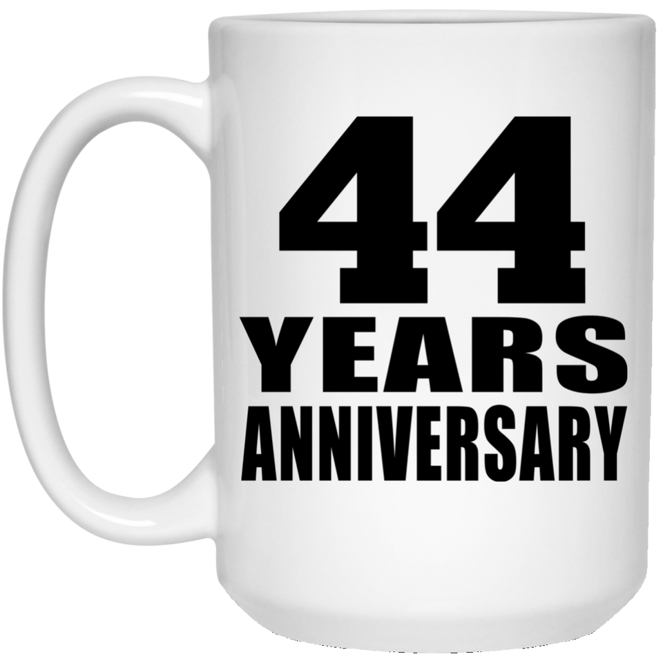 44th Anniversary 44 Years - 15 Oz Coffee Mug