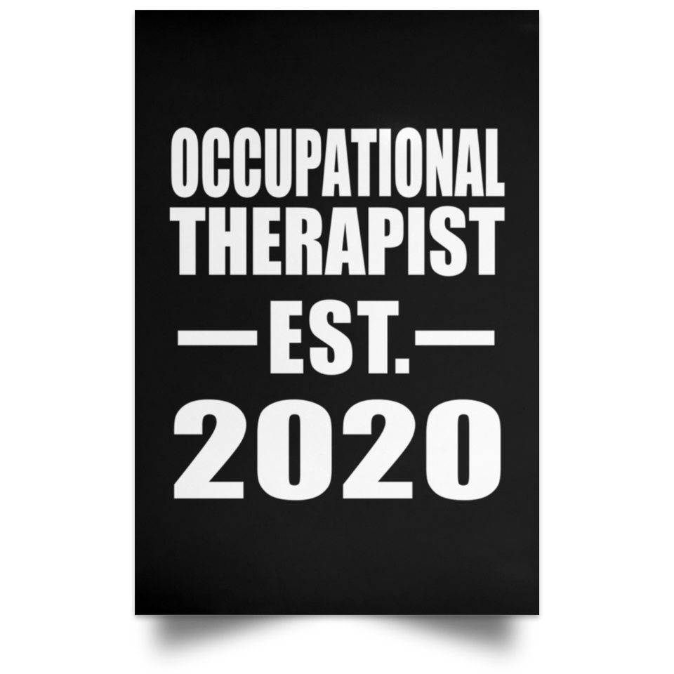 Occupational Therapist Established EST. 2020 - Poster Portrait
