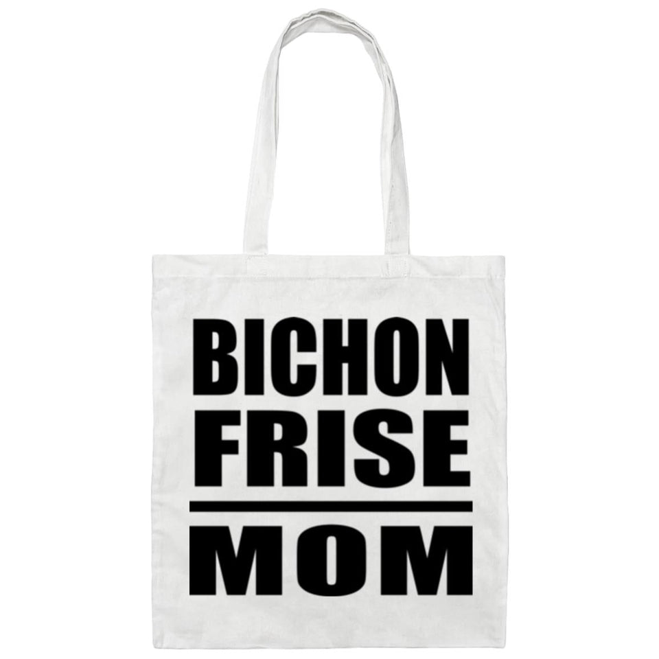 Bichon Frise Mom - Tote Bag White