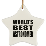 World's Best Astronomer - Star Ornament