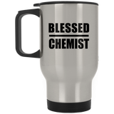 Blessed Chemist - Silver Travel Mug