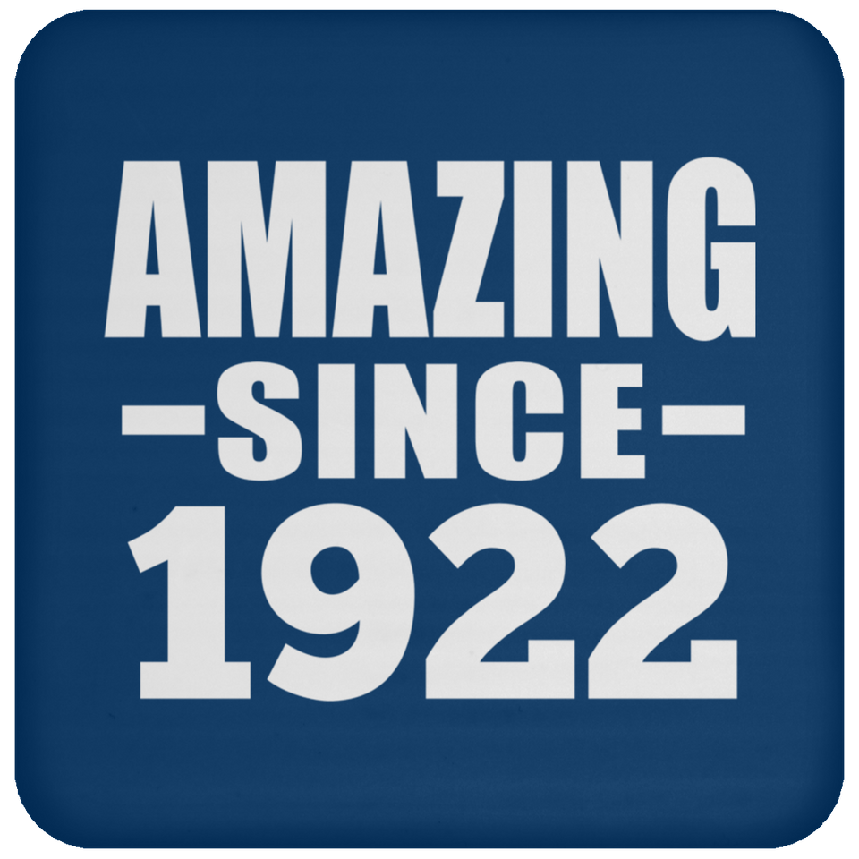 102nd Birthday Amazing Since 1922 - Drink Coaster