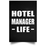 Hotel Manager Life - Poster Portrait