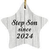 Step Son Since 2024 - Star Ornament F
