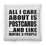 All I Care About Is Postcards - Throw Pillow
