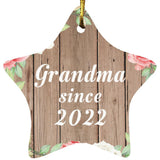 Grandma Since 2022 - Star Ornament B