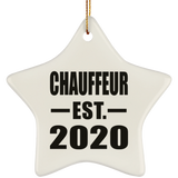 Chauffeur Established EST. 2020 - Star Ornament