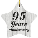 95th Anniversary 95 Years Anniversary - Star Ornament F