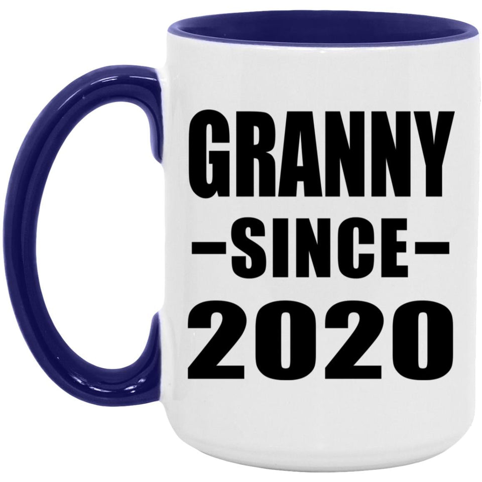 Granny Since 2020 - 15oz Accent Mug Purple