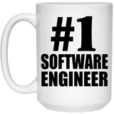 Number One #1 Software Engineer - 15 Oz Coffee Mug