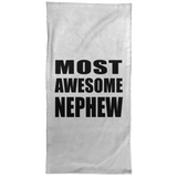 Most Awesome Nephew - Hand Towel