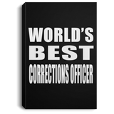 World's Best Corrections Officer - Canvas Portrait