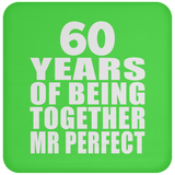 60th Anniversary 60 Years Of Being Mr Perfect - Drink Coaster