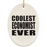 Coolest Economist Ever - Oval Ornament