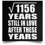 34th Anniversary Square Root of 1156 Years Still In Love - Poster Square