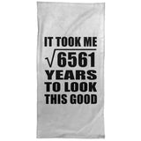 81st Birthday Took Square Root of 6561 Years To Look Good - Hand Towel