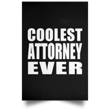 Coolest Attorney Ever - Poster Portrait