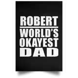 Robert World's Okayest Dad - Poster Portrait