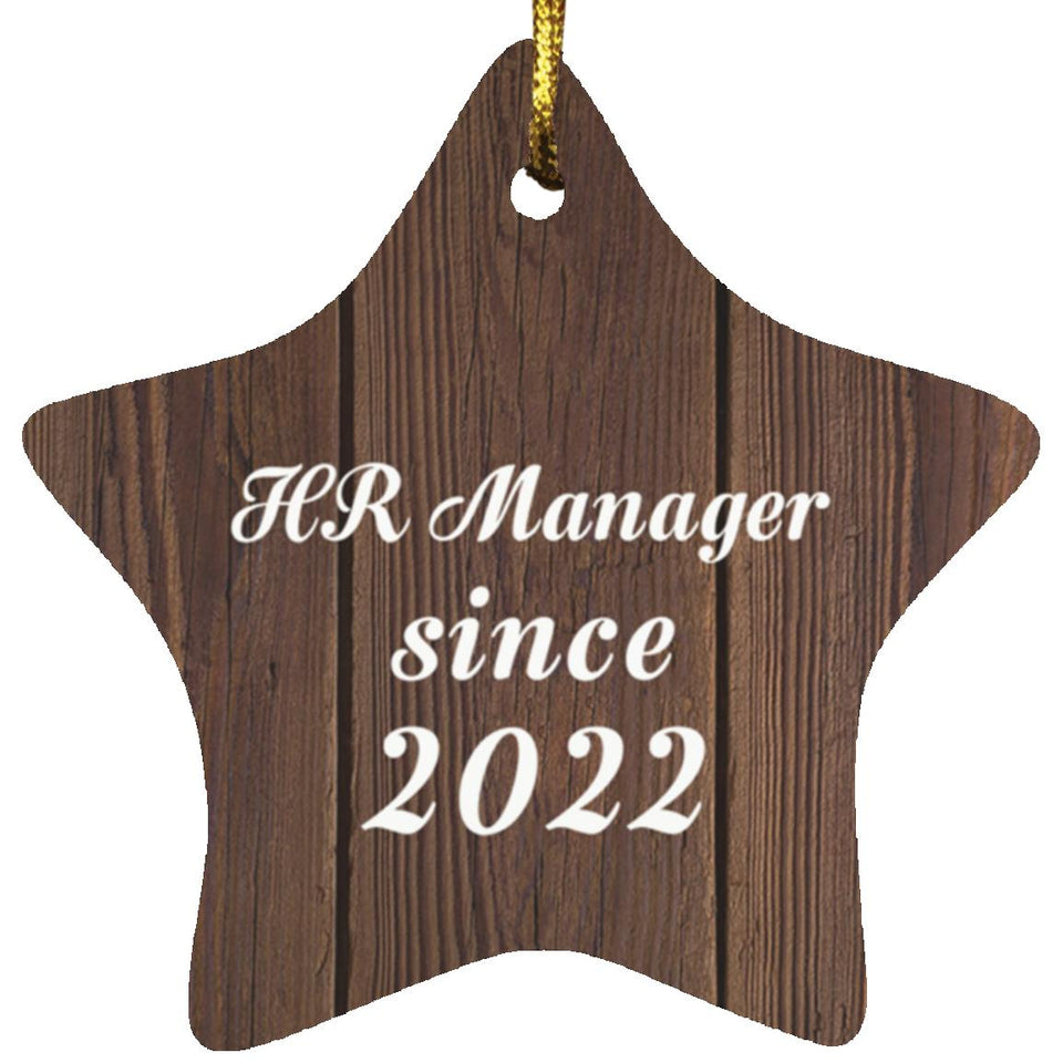 HR Manager Since 2022 - Star Ornament D