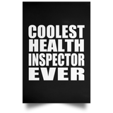 Coolest Health Inspector Ever - Poster Portrait