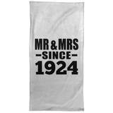 100th Anniversary Mr & Mrs Since 1924 - Hand Towel