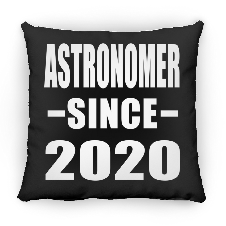 Astronomer Since 2020 - Throw Pillow Black